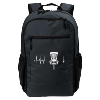 Disc Golf Heartbeat Pulse Frisbee Golf Gift Love Disc Golf Gift Daily Commute Backpack