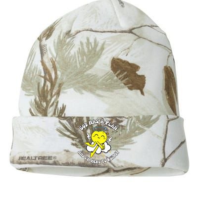 Doublecrossco God Has A Plan And IM Here To Ruin It Kati Licensed 12" Camo Beanie