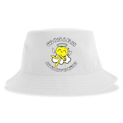 Doublecrossco God Has A Plan And IM Here To Ruin It Sustainable Bucket Hat