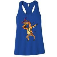 Dabbing Giraffe Halloween Nurse Vintage Gift Women's Racerback Tank