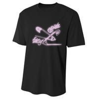 Daisy Grenade Heart Safety Pins Boyfriend Fit Performance Sprint T-Shirt