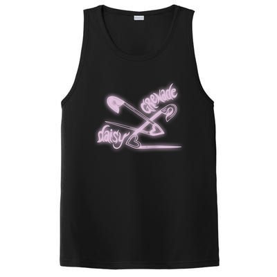 Daisy Grenade Heart Safety Pins Boyfriend Fit PosiCharge Competitor Tank