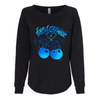 Daisy Grenade Hot T.O.P.I.C Daisy Grenade Flaming Cherries Womens California Wash Sweatshirt