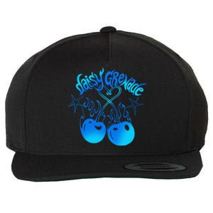 Daisy Grenade Hot T.O.P.I.C Daisy Grenade Flaming Cherries Wool Snapback Cap