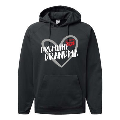 Drumline Grandma Heart Marching Band Performance Fleece Hoodie