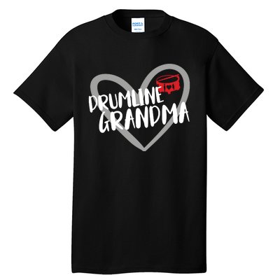 Drumline Grandma Heart Marching Band Tall T-Shirt