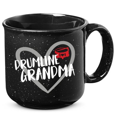 Drumline Grandma Heart Marching Band 15oz Campfire Ceramic Mug