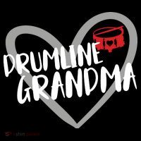 Drumline Grandma Heart Marching Band Drawstring Bag