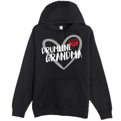 Drumline Grandma Heart Marching Band Premium Pullover Hoodie