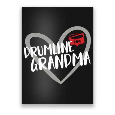 Drumline Grandma Heart Marching Band Poster