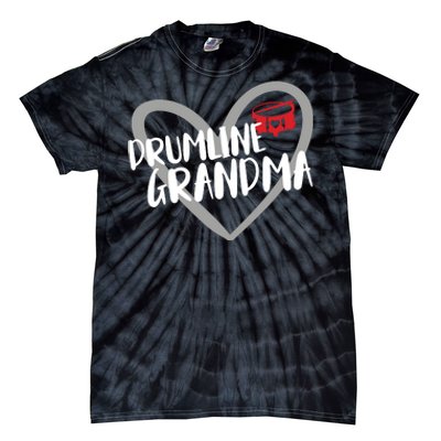 Drumline Grandma Heart Marching Band Tie-Dye T-Shirt