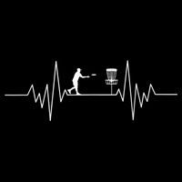 Disc Golf Heartbeat Design For A DiscGolf Player Zip Tote Bag