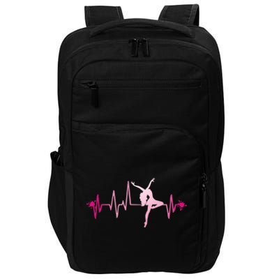 Dance Girl Heart Beat Gift Dancing Dancer Ballet Gift Impact Tech Backpack