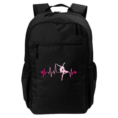 Dance Girl Heart Beat Gift Dancing Dancer Ballet Gift Daily Commute Backpack