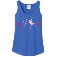 Dance Girl Heart Beat Gift Dancing Dancer Ballet Gift Ladies Essential Tank