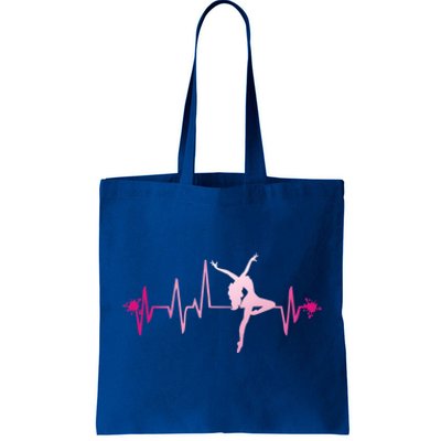 Dance Girl Heart Beat Gift Dancing Dancer Ballet Gift Tote Bag