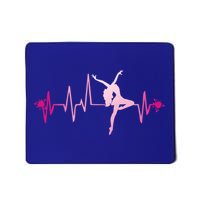 Dance Girl Heart Beat Gift Dancing Dancer Ballet Gift Mousepad