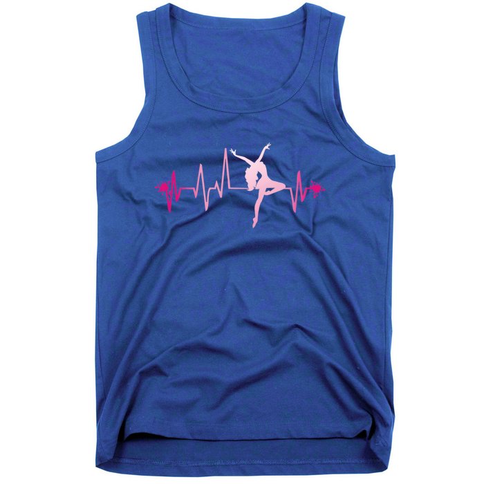 Dance Girl Heart Beat Gift Dancing Dancer Ballet Gift Tank Top