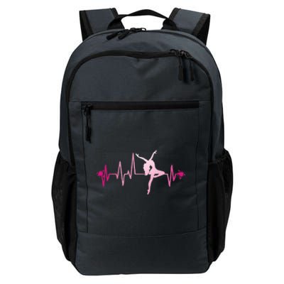 Dance Girl Heart Beat Gift Dancing Dancer Ballet Gift Daily Commute Backpack