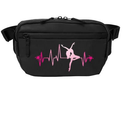 Dance Girl Heart Beat Gift Dancing Dancer Ballet Gift Crossbody Pack