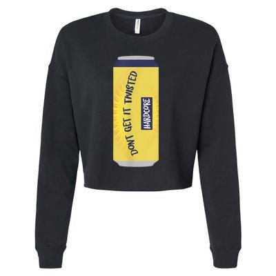 Dont Get It Twisted Tea Meme Cropped Pullover Crew