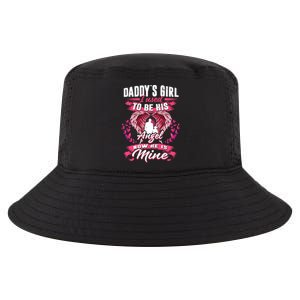 Daddy's Girl I Used To Be His Angel Now He Is Mine Funny Gift Cool Comfort Performance Bucket Hat