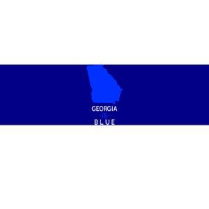 Democrat Georgia Is Blue Funny Political Biden Supporter Gift Bumper Sticker