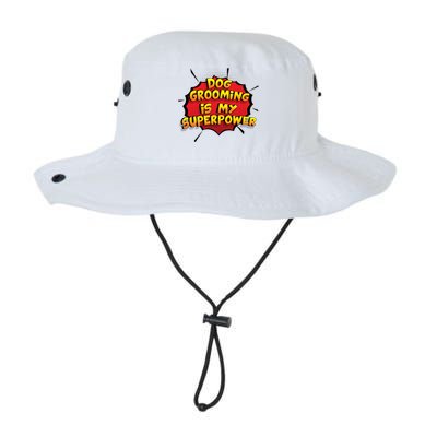 Dog Grooming Is My Superpower Funny Design Dog Grooming Gift Legacy Cool Fit Booney Bucket Hat