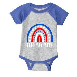 Delaware Gift I Love Delaware Usa Gift Infant Baby Jersey Bodysuit