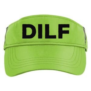 DILF Gift Idea For Dad Fathers Day Funny For Adult Drive Performance Visor