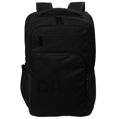 DILF Gift Idea For Dad Fathers Day Funny For Impact Tech Backpack