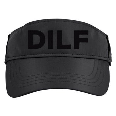 DILF Gift Idea For Dad Fathers Day Funny For Adult Drive Performance Visor