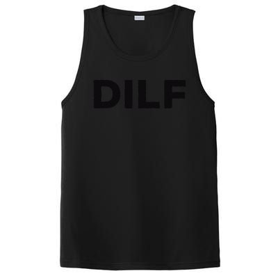 DILF Gift Idea For Dad Fathers Day Funny For PosiCharge Competitor Tank