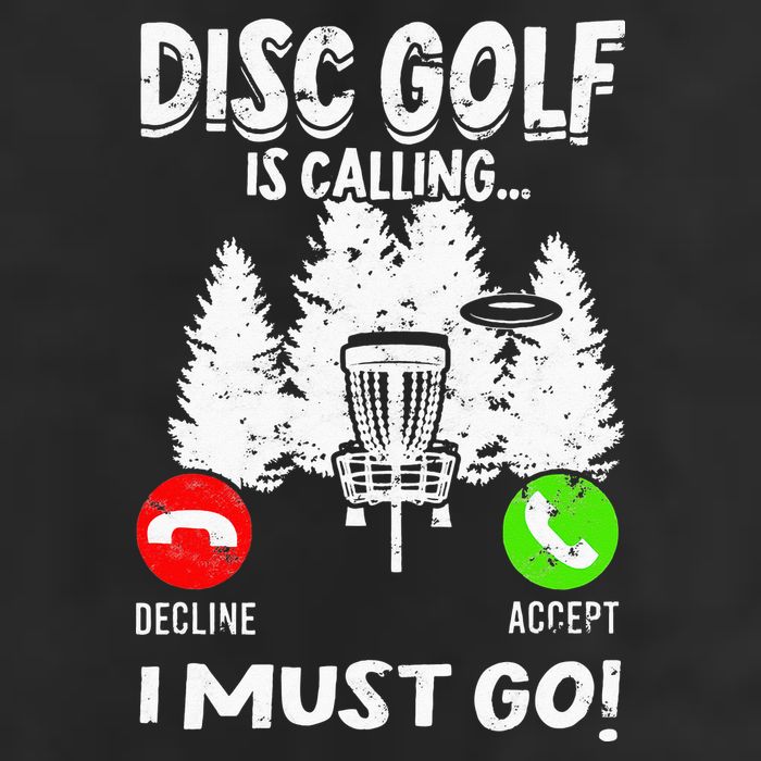 Disc Golf Is Calling... I Must Go Basket Discs Disc Golfing Adult Drive Performance Visor