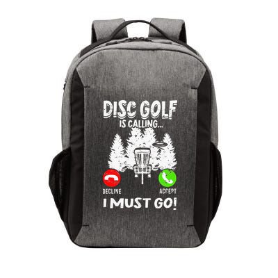 Disc Golf Is Calling... I Must Go Basket Discs Disc Golfing Vector Backpack