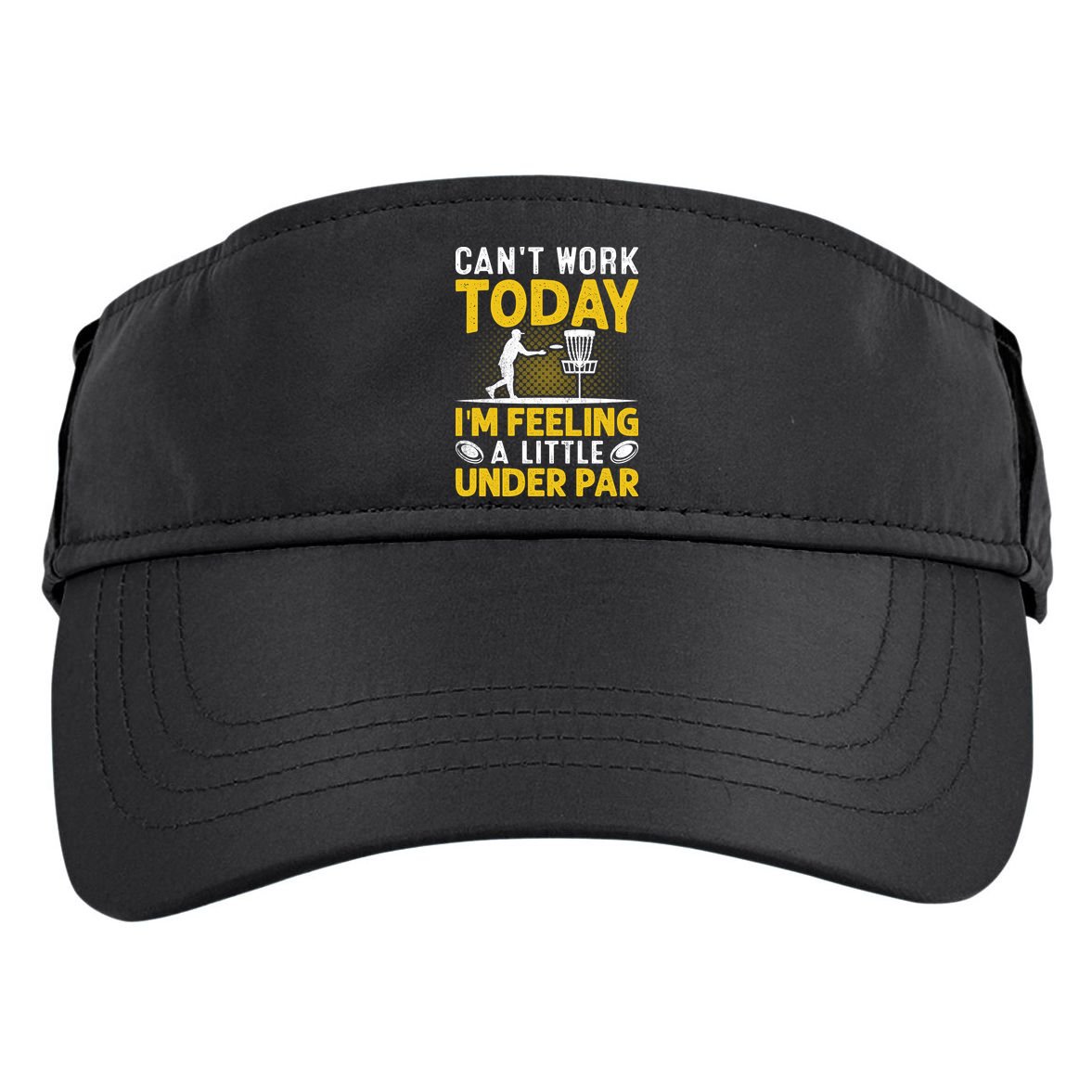 Disc Golf I'm Feeling A Little Under Par Adult Drive Performance Visor