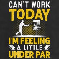 Disc Golf I'm Feeling A Little Under Par Adult Drive Performance Visor