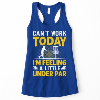 Disc Golf I'm Feeling A Little Under Par Womens Tank Top