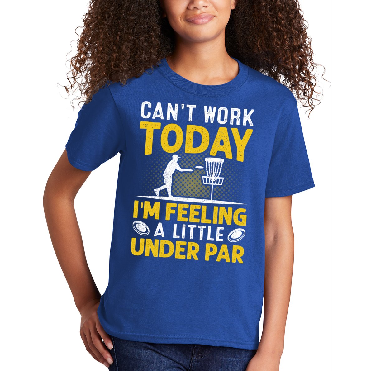 Disc Golf I'm Feeling A Little Under Par Kids T-Shirt