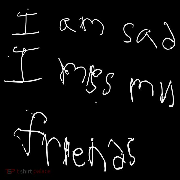 Darius Garland I Am Sad I Miss My Friends Long Sleeve Shirt