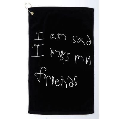 Darius Garland I Am Sad I Miss My Friends Golf Towel