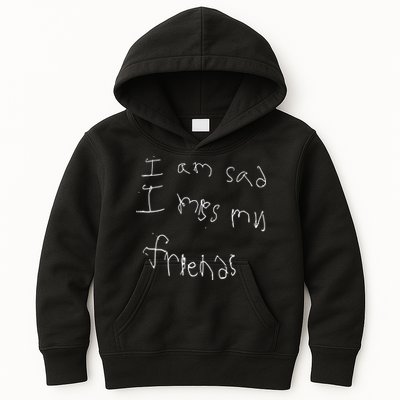Darius Garland I Am Sad I Miss My Friends Kids Hoodie