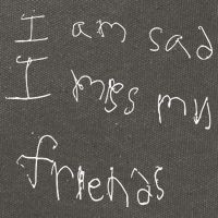 Darius Garland I Am Sad I Miss My Friends Cotton Canvas Backpack