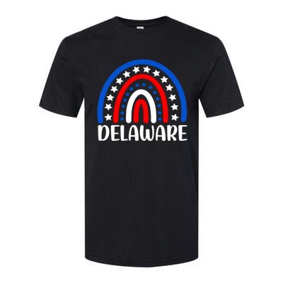 Delaware Gift I Love Delaware Usa Gift Softstyle CVC T-Shirt