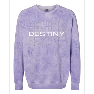 Destiny Gift Idea For Women First Given Name Destiny Colorblast Crewneck Sweatshirt