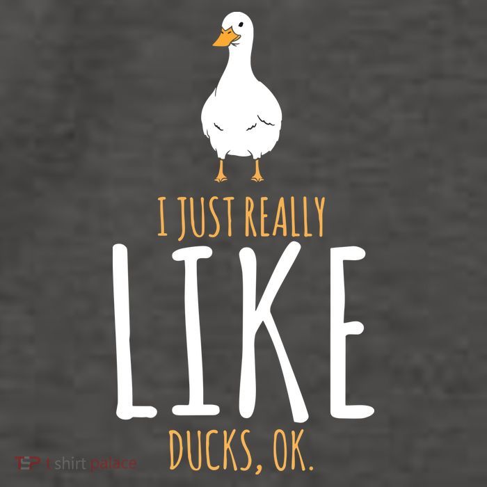 Duck Gifts I Just Really Like Ducks, Ok Vector Backpack