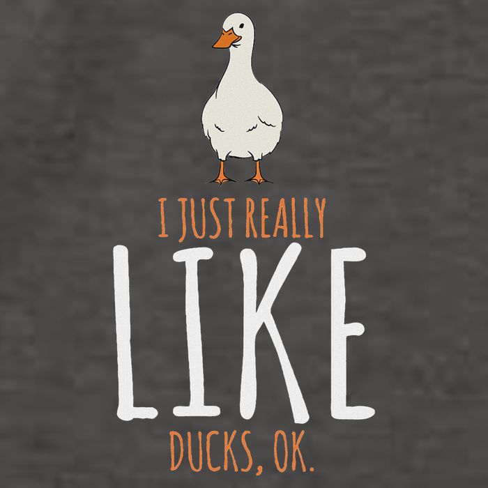 Duck Gifts I Just Really Like Ducks Ok Vector Backpack