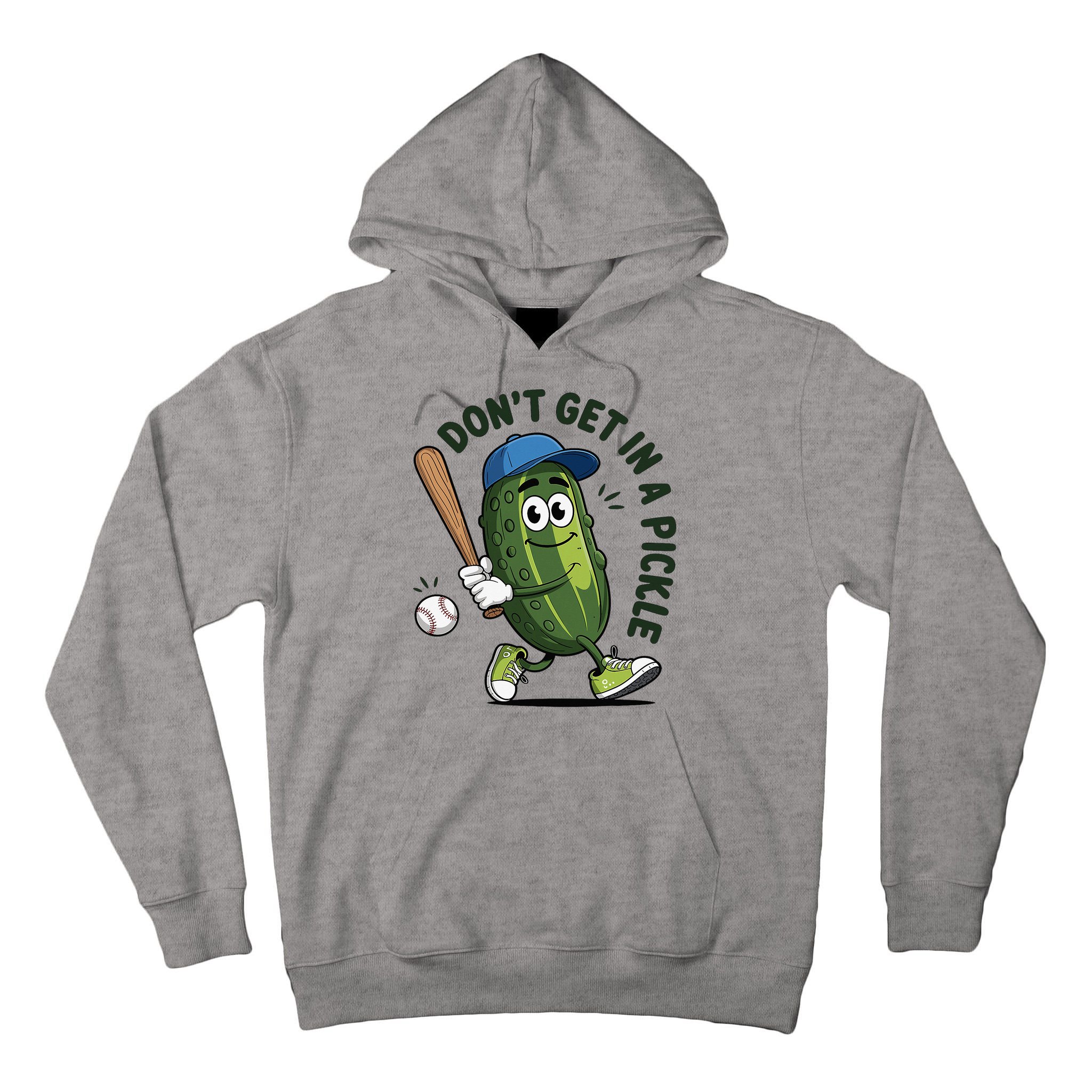 Don't Get In A Pickle Funny Baseball Women Tall Hoodie