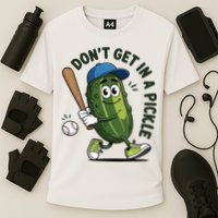 Don't Get In A Pickle Funny Baseball Women Cooling Performance Crew T-Shirt
