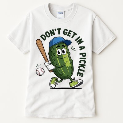 Don't Get In A Pickle Funny Baseball Women Tall T-Shirt
